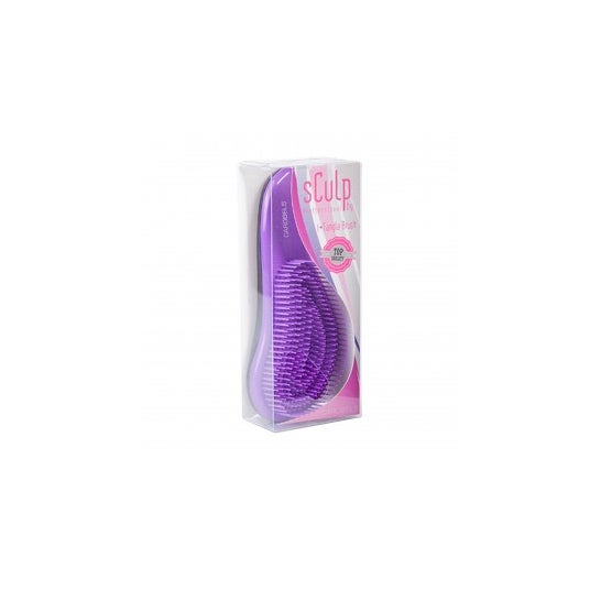 SculpBy Cepillo I-Tangle Brush Violeta/Negro
