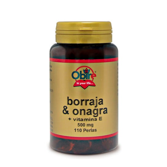 Obire Borraja y Onagra + Vitamina E 500mg 110caps