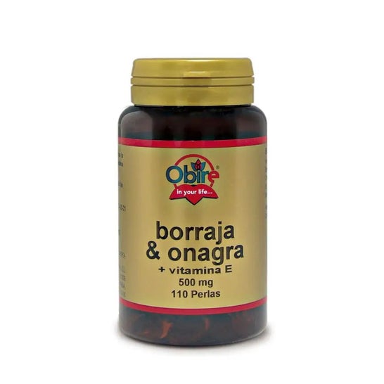Obire Borragine e Onaga + Vitamina E 500mg 110caps Obire Borragine e Onaga + Vitamina E 500mg 110caps