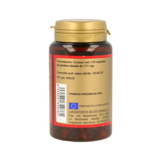 Obire Borraja y Onagra + Vitamina E 500 mg 110 caps