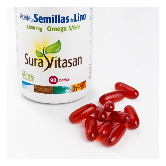 Sura Vitasan Aceite De Semillas De Lino 90 Perlas