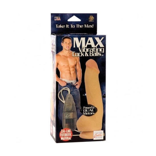 California Exotics Max Realistic Penis Double Vibrator 1pc