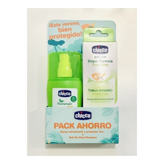 Chicco Pack Repelente Spray Roll On
