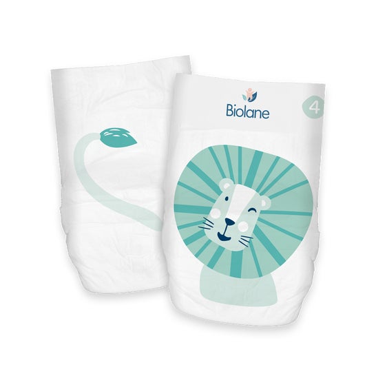 Biolane Pañal Natural Bebé Talla 4 44 uds