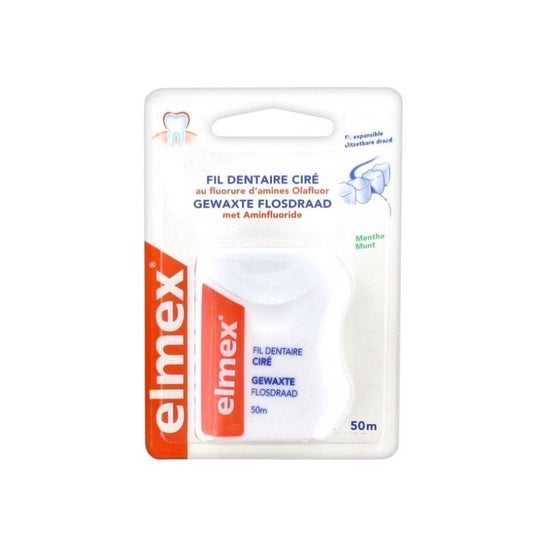 Gaba Elmex Waxed Dental Thread 50M
