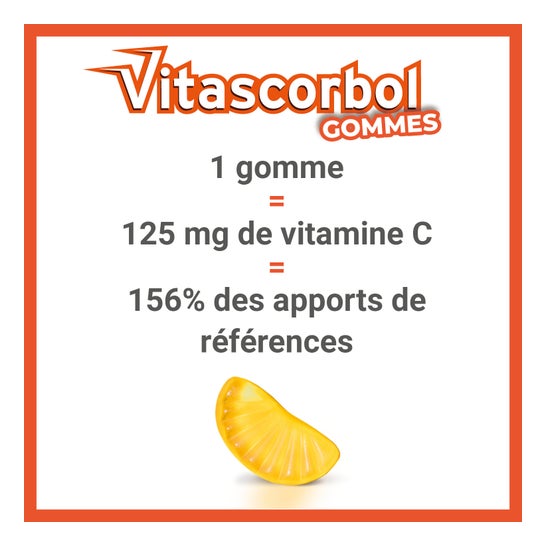 Vitascorbol Vitamina C 125g 60gummies