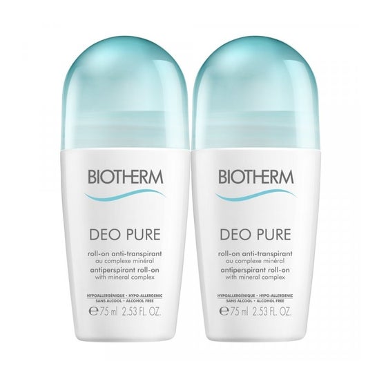 Biotherm Desodorante Pure Roll On 2x75ml