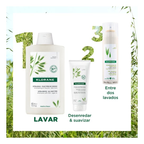 Klorane Champú a la Leche de Avena 200ml
