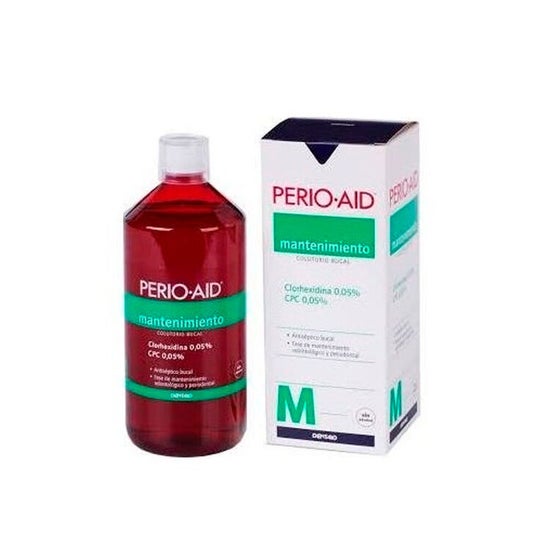 Perio-Aid onderhoud en controle mondwater 0,05% chloorhexidine 500 ml