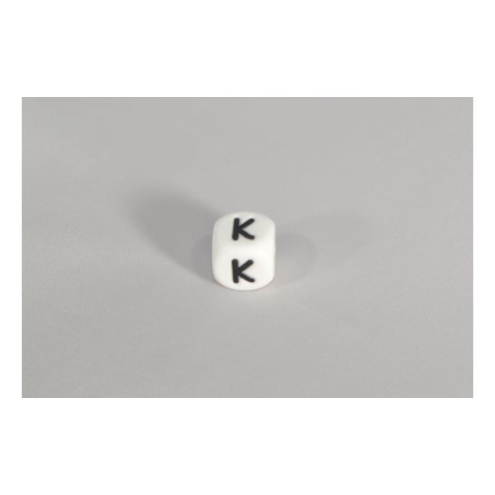 Onomkeerbare Siliconenkraal voor Chip Clip Letter K 1 eenheid