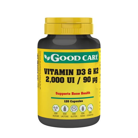 Good Care Vitamina D3 2000ui + K2 90mcg 120caps