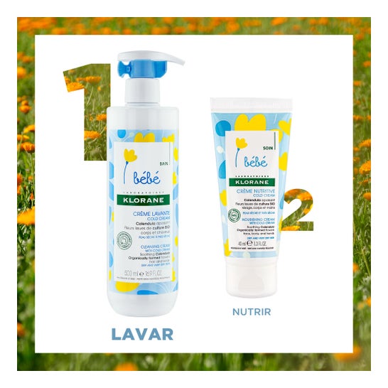 Klorane Bebé Crema Limpiadora 500 ml