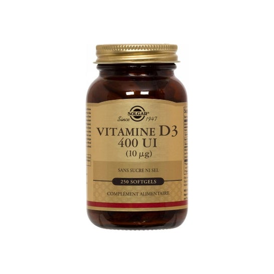 Solgar Vitamina D3 400UI 10mcg 250 softgels