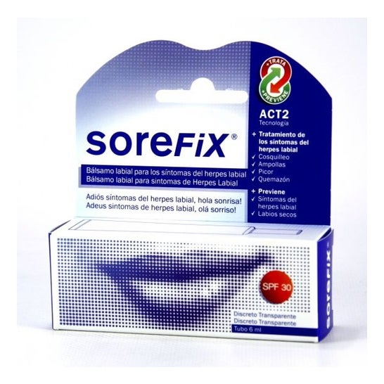 Sorefix Balsamo Labbra Febbre Brufoli 6ml Sorefix Balsamo Labbra Febbre Brufoli 6ml