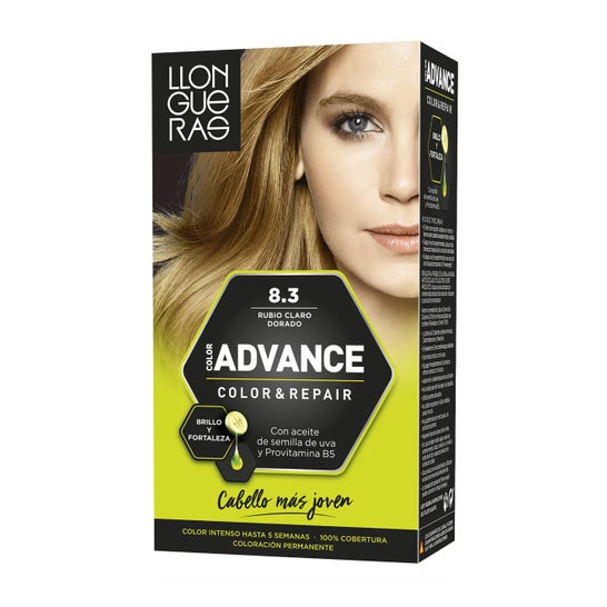 Llongueras Color Advance Hair Dye N8.3 Biondo chiaro dorato1ud