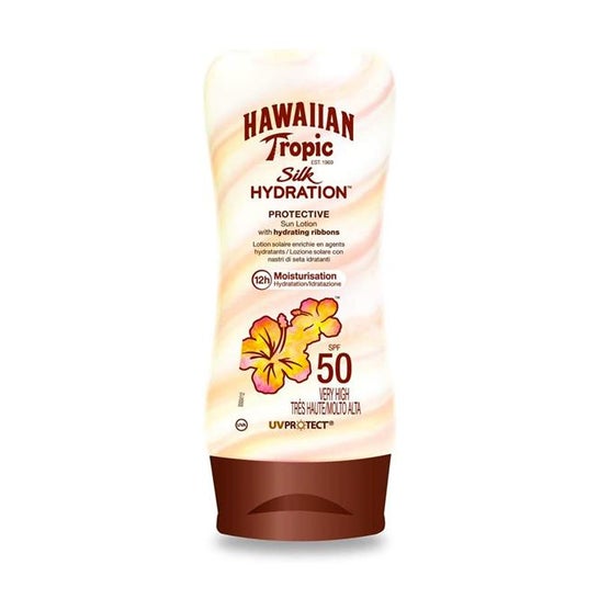 Hawaiianische Tropenseide Hydratation Sonnenschutzlotion LSF 50 Sehr gut