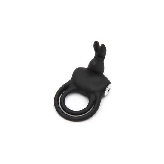 Happy Rabbit oplaadbare vibrerende ring zwart 1pc