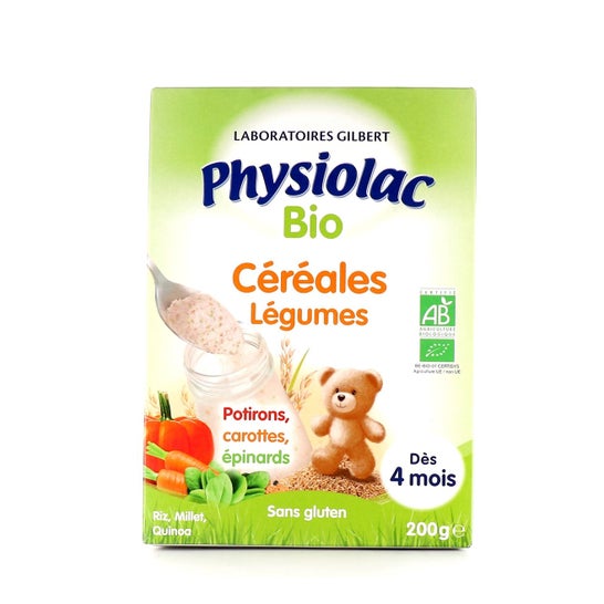 Physiolac Cereales Bio Ss Glu Pot/car/ 4m Physiolac ,
