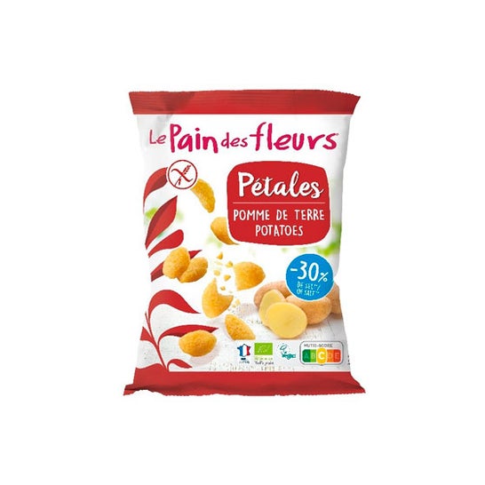 Le Pain des Fleurs Chips de Petalos de Patata Sin Gluten Bio 75g