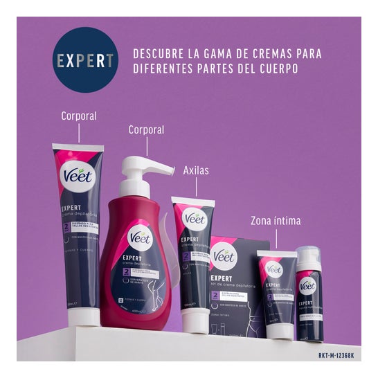 Veet Expert Spray Depilatorio Piernas y Cuerpo Piel Sensible 150ml