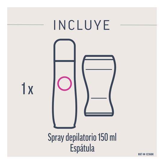 Veet Expert Spray Depilatorio Piernas y Cuerpo Piel Sensible 150ml