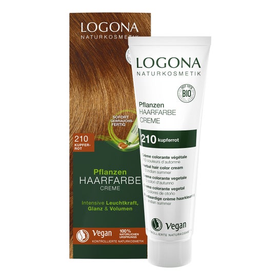 Logona Vegetable Hair Dye Cream No. 210 Autumn Colours 150ml