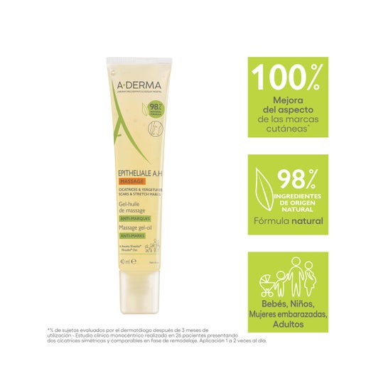 A-Derma Epitheliale A.H gel-Aceite de Masaje 40 ml