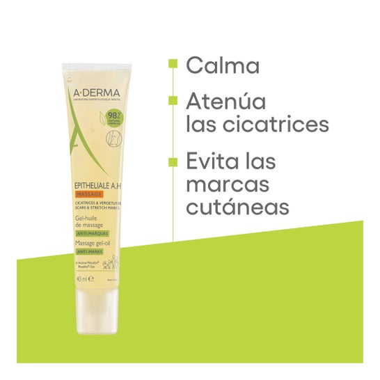 A-Derma Epitheliale A.H gel-Aceite de Masaje 40 ml
