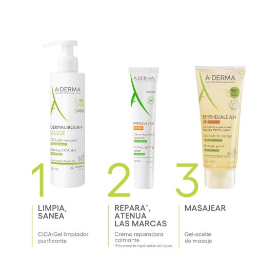 A-Derma Epitheliale A.H gel-Aceite de Masaje 40 ml