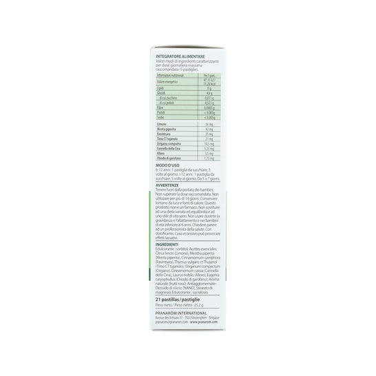 Pranarôm Aromaforce Pastillas Calmantes Garganta 21uds