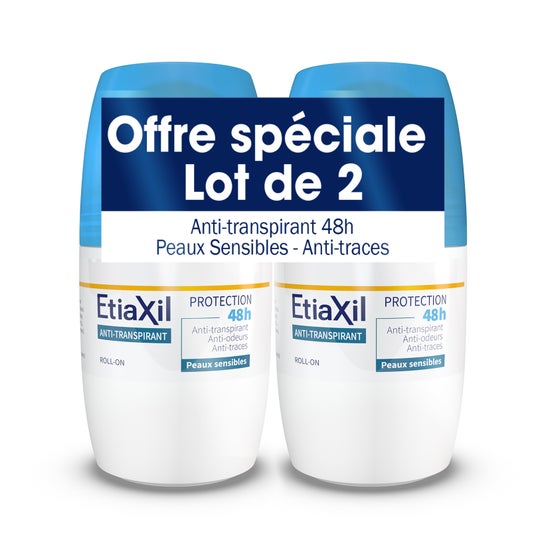 Etiaxil Desodorante Anti-Transpirante Protección 48h 2x50ml