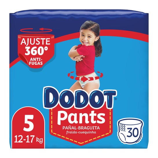 Dodot Pañal Braguita Talla 5 12-17Kg 30uds