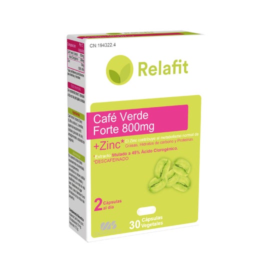 Relafit Café Verde Forte 800 Mg 30 cápsulas