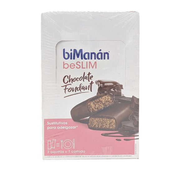 biManán Barrita Sustitutiva Chocolate Fondant 30uds