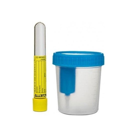 Aposan Envase Recogida Orina Sistema Vacio Con Tubo 100ml
