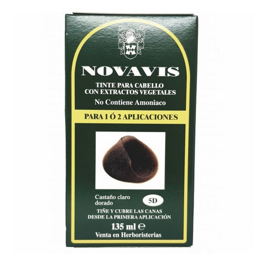 Novavis Light Golden Brown Hair Color 5d 135ml