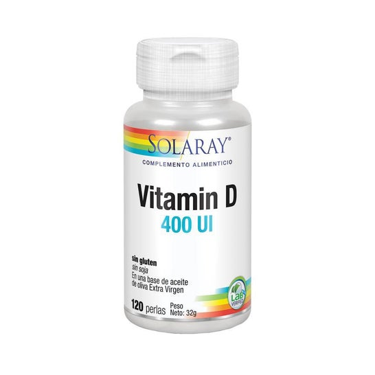 Solaray Vitamina D3 400Ui 120caps
