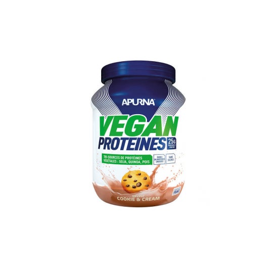 Galletas y cremas de proteínas vegetarianas Apurna