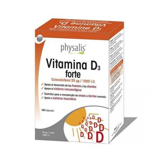 Physalis Vitamina D3 Forte 100caps