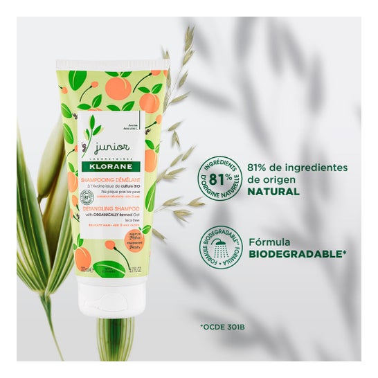 Klorane Junior Champú Melocotón 200ml
