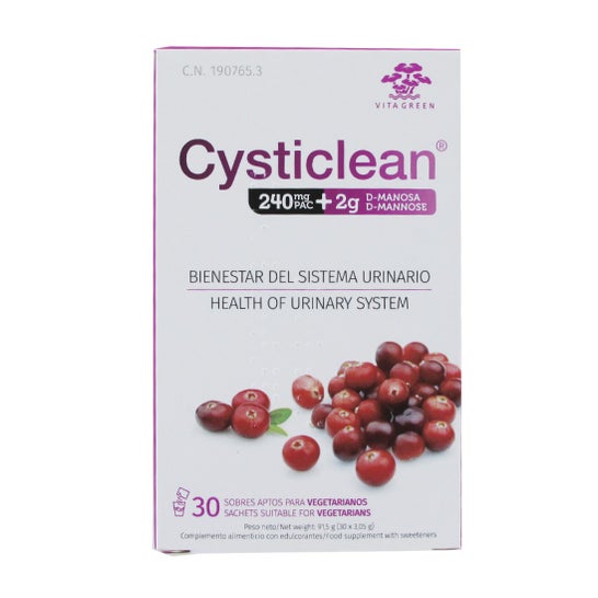 Vita Green Cysticlean D-Mannose 30 Enveloppen