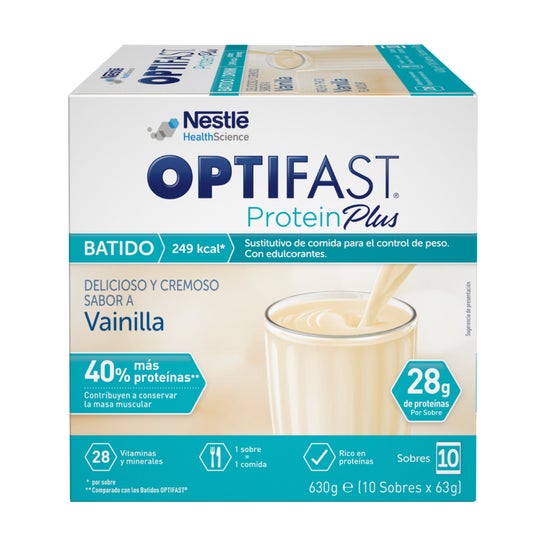 Optifast Eiwit Plus Vanille 10 Zakjes