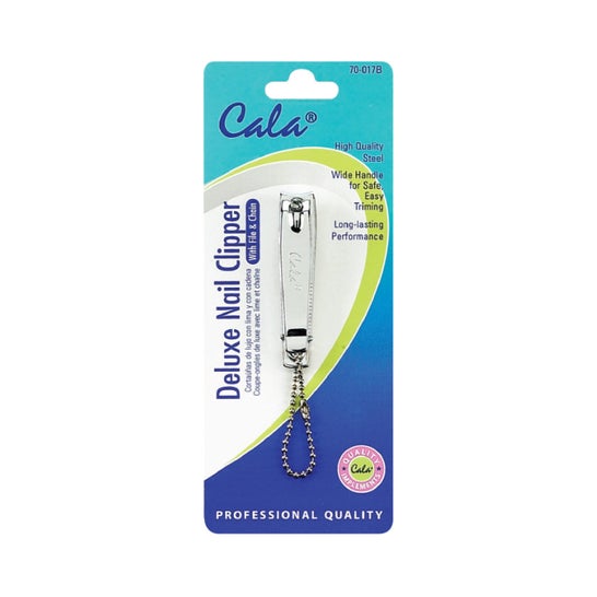Cala Accessories Deluxe Nail Clipper With File &Chain