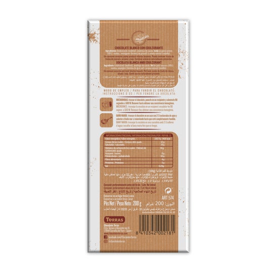 Torras Unsweetened White Chocolate Desserts 200g