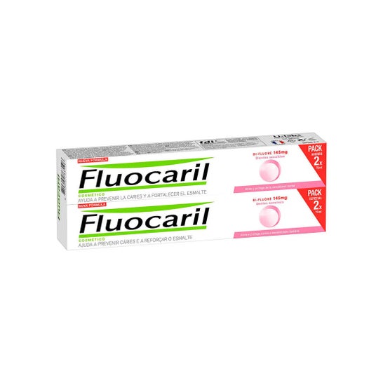 Fluocaril Bi-fluore Blanqueador 145g 2x75ml