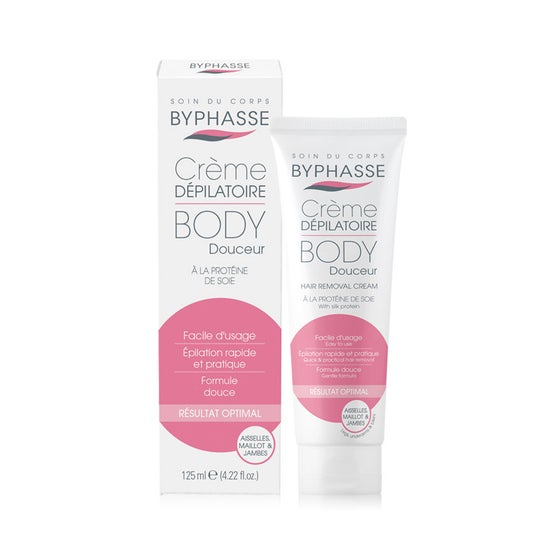 Byphasse Silk Protein Hair Removal Cream 125ml