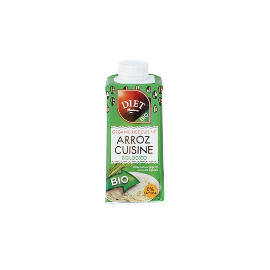 Diet-Radisson Crème de Lait de Riz Cuisine Bio 200ml