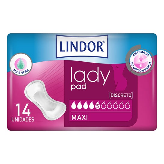 Lindor Lady Pad Compresse Maxi 14uds