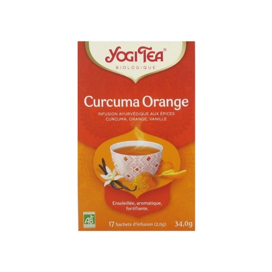 Yogi Tea Turmeric Orange Organic 17uds