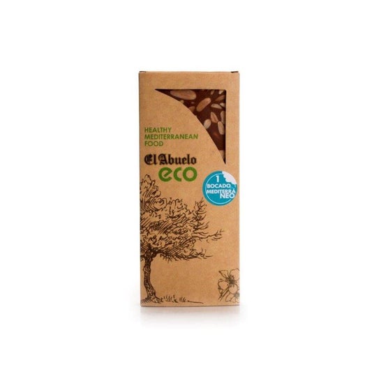 El Abuelo Turron Chocolate con Almendras Eco 200g